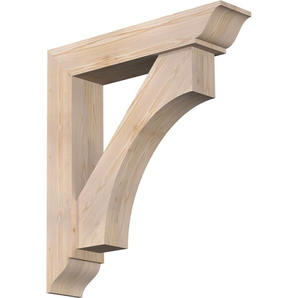 Ekena Millwork Westlake Traditional Smooth Bracket w/ Offset Brace, Douglas Fir, 7 1/2"W x 36"D x 40"H BKT0806X36X40WTL01SDF - main